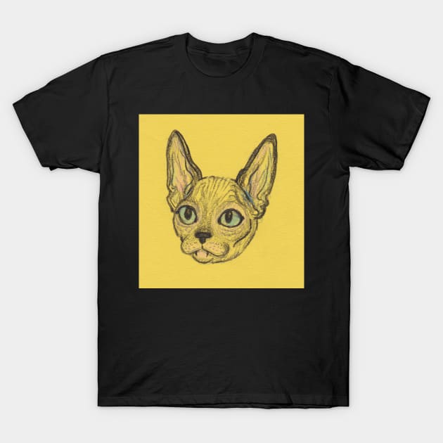 Sphinx cat T-Shirt by sadnettles